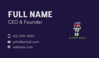 Athlete Skull Mascot Business Card Image Preview