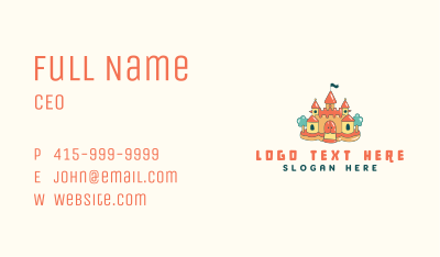 Inflatable Tree Castle Business Card Image Preview