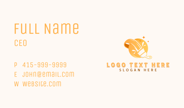 Home Improvement Painter Business Card Design Image Preview