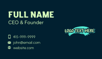 Creative Street Art Wordmark Business Card Image Preview