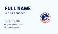 Patriotic American Eagle Business Card Image Preview