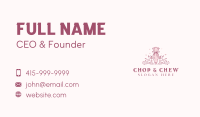 Floral Baking Baker Business Card Image Preview