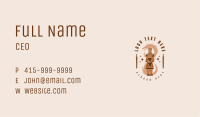 Chinese Sculpture Warrior Business Card Image Preview