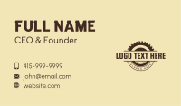 Industrial Circular Saw Business Card Image Preview