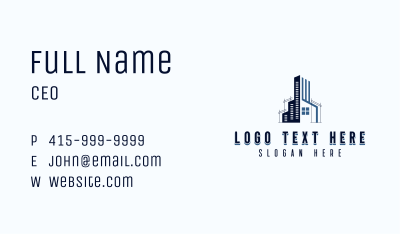 Building Architect Construction Business Card Image Preview