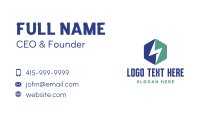 Thunderbolt Electronics Company Business Card Image Preview