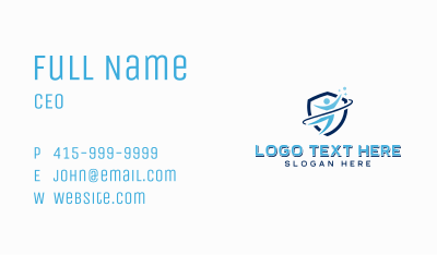 Shield Business Career Business Card Image Preview