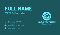 Camera Lens Realty Home Business Card Design