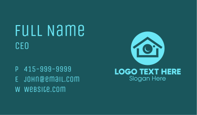 Camera Lens Realty Home Business Card Image Preview