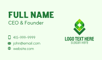 Digital Tech Leaf Business Card Image Preview