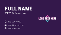 Gaming Volume Wordmark Business Card Image Preview