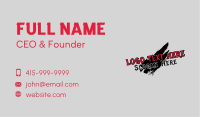 Graffiti Grunge Scratch Wordmark Business Card Image Preview