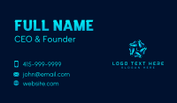 Cyber Technology Programming Business Card Design