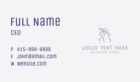 Fashion Hat Lady Business Card Image Preview