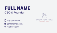 Fashion Hat Lady Business Card Design