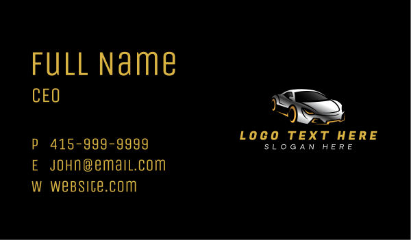 Car Detailing Repair Business Card Design Image Preview