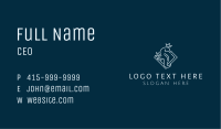 Seahorse Crown Mascot  Business Card Image Preview