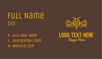 Pizza Bee Outline Business Card Image Preview