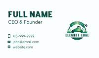 Lawn Mower Landscaping Business Card Image Preview