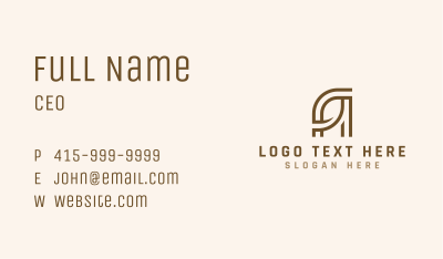 Abstract Startup Boutique Business Card Image Preview