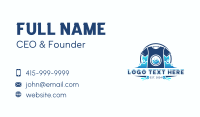 Washing Laundry Tshirt Business Card Image Preview