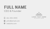 Compass Bridge Structure Business Card Design