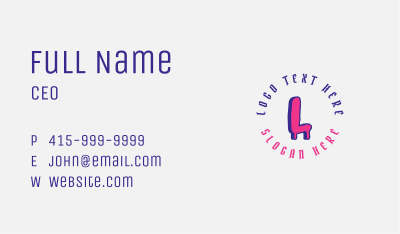 Graffiti Paint Letter Business Card Image Preview