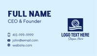 Water Polo Wave Pool Business Card Image Preview