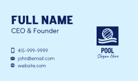 Water Polo Wave Pool Business Card Image Preview