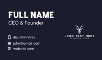 Animal Antelope Antler Business Card Image Preview