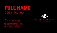 Scary Haunted Ghost Business Card Image Preview