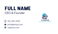 Vehicle Van Logistics Business Card Image Preview