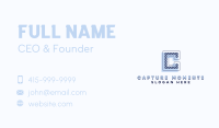 Corporate Studio Letter C Business Card Image Preview