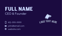 Angry Wolf Esport Business Card Image Preview
