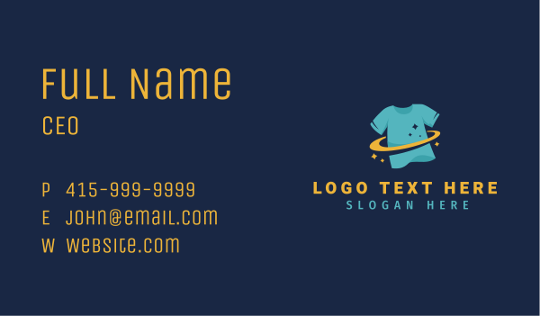 Clothing Tee Shirt Business Card Design Image Preview