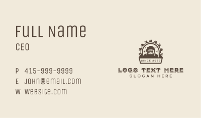 Mechanic Ironworks Welder  Business Card Image Preview