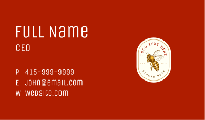 Honey Bee Mead Business Card Image Preview