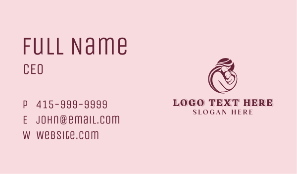 Infant Baby Childcare Business Card Design Image Preview