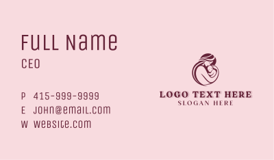 Infant Baby Childcare Business Card Image Preview