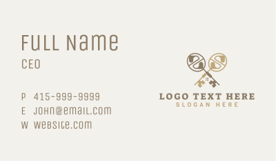 Secure House Key Business Card Image Preview