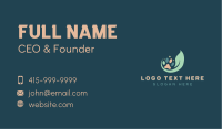 Eco Pet Grooming Business Card Design