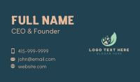 Eco Pet Grooming Business Card Image Preview