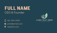 Eco Pet Grooming Business Card Preview