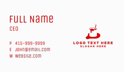 Paint Brush Bucket Business Card Image Preview