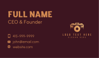 Golden Photography Camera Business Card Image Preview
