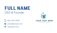 Gradient Home Squeegee Business Card Preview