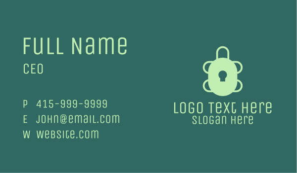Turtle Security Lock  Business Card Design Image Preview