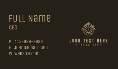 Upscale Artisanal Studio Business Card Image Preview