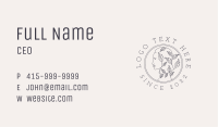 Natural Beauty Salon Business Card Image Preview