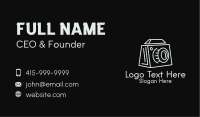 Minimalist Box Camera  Business Card Image Preview